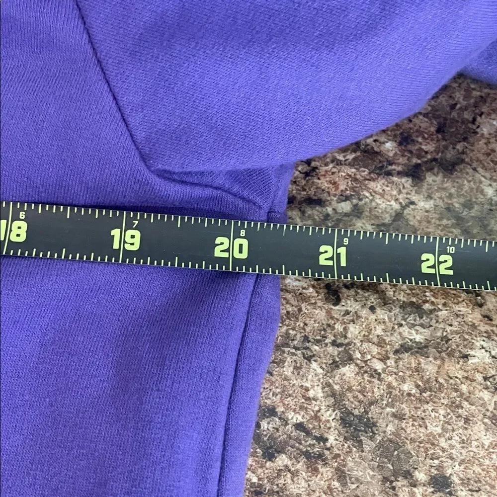 Erika Violet Zip Hoodie with White Trim
